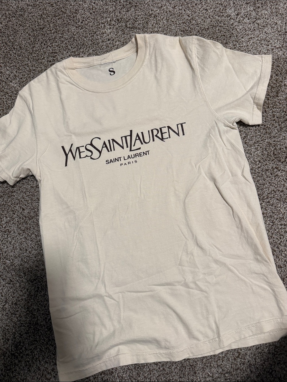 Yves Saint Laurent “YSL” Logo T-Shirt